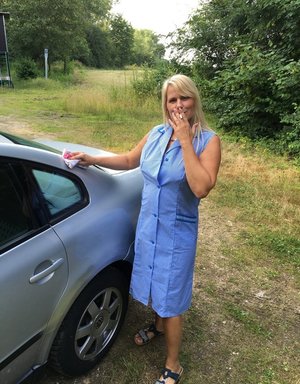 18 year old cutie Stella May gets undressed before riding on top POV style